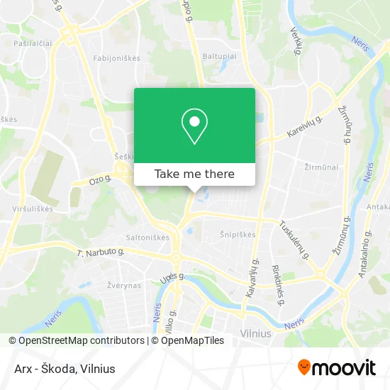 Карта Arx - Škoda