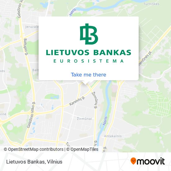 Карта Lietuvos Bankas