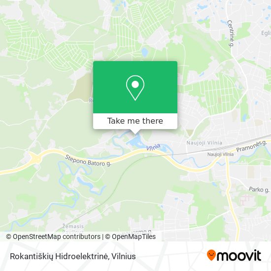 Rokantiškių Hidroelektrinė map