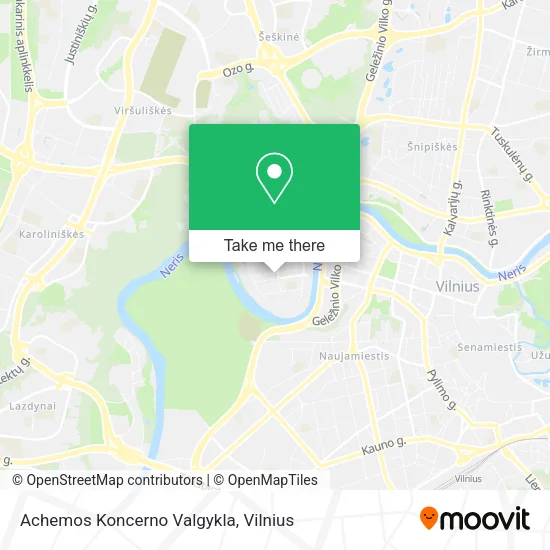 Карта Achemos Koncerno Valgykla
