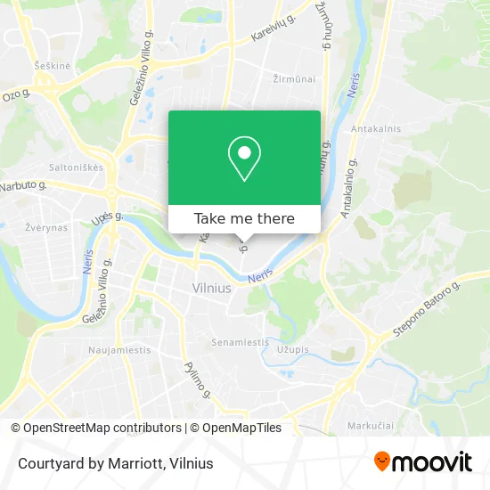 Карта Courtyard by Marriott