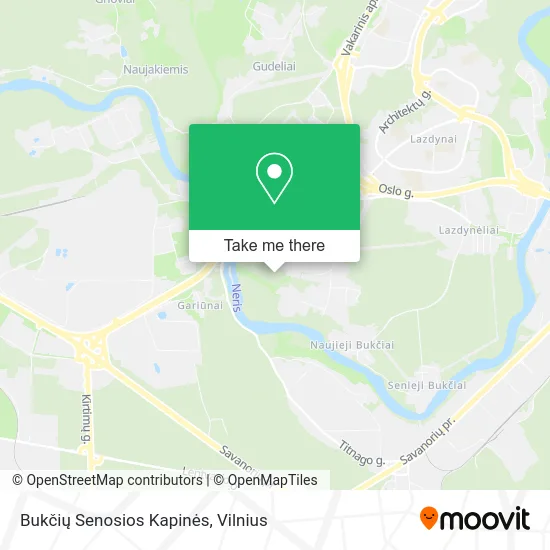 Карта Bukčių Senosios Kapinės