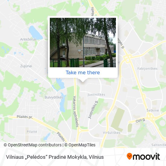 Vilniaus „Pelėdos“ Pradinė Mokykla map