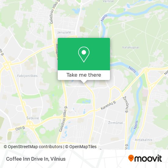 Карта Coffee Inn Drive In