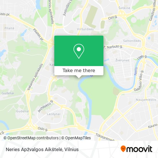 Neries Apžvalgos Aikštelė map