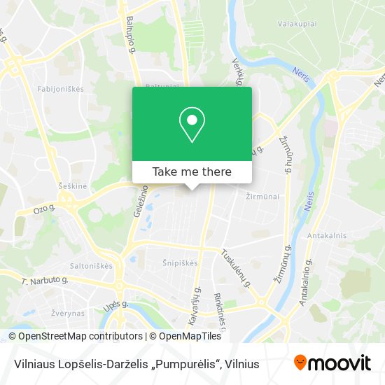 Vilniaus Lopšelis-Darželis „Pumpurėlis“ map
