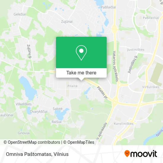 Карта Omniva Paštomatas