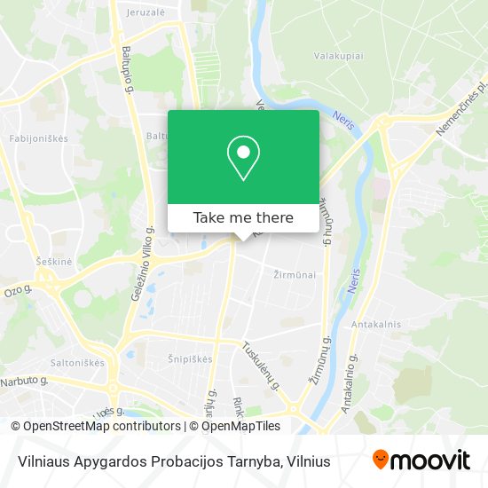 Vilniaus Apygardos Probacijos Tarnyba map