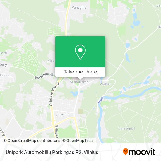 Unipark Automobilių Parkingas P2 map