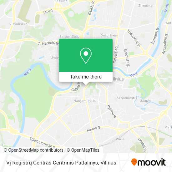 Карта Vį Registrų Centras Centrinis Padalinys