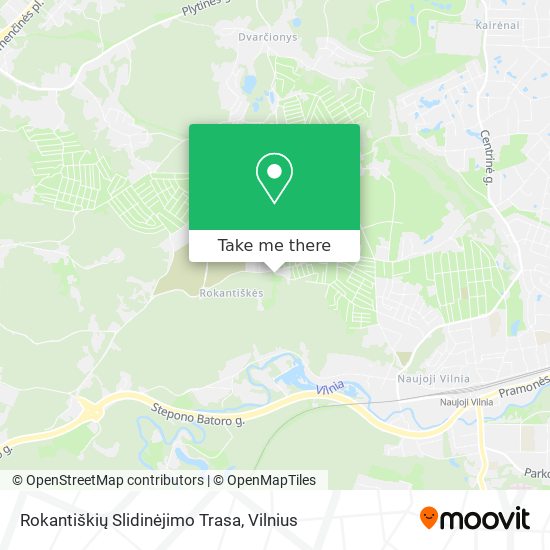 Rokantiškių Slidinėjimo Trasa map