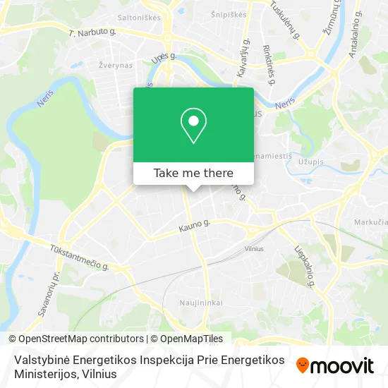 Карта Valstybinė Energetikos Inspekcija Prie Energetikos Ministerijos