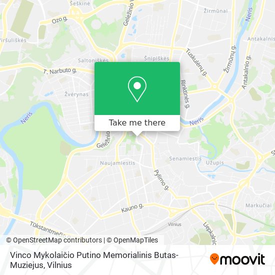 Vinco Mykolaičio Putino Memorialinis Butas-Muziejus map
