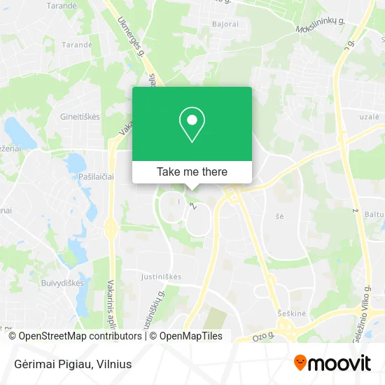 Карта Gėrimai Pigiau