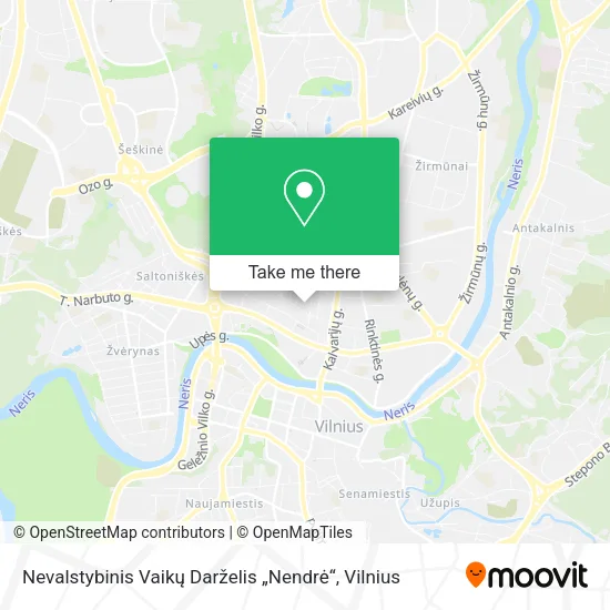 Карта Nevalstybinis Vaikų Darželis „Nendrė“