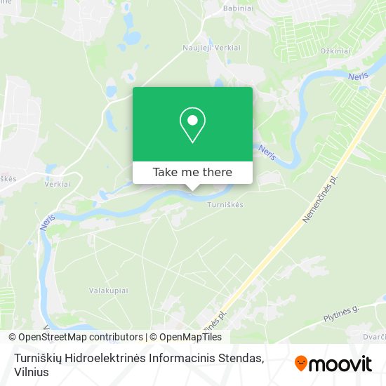 Turniškių Hidroelektrinės Informacinis Stendas map