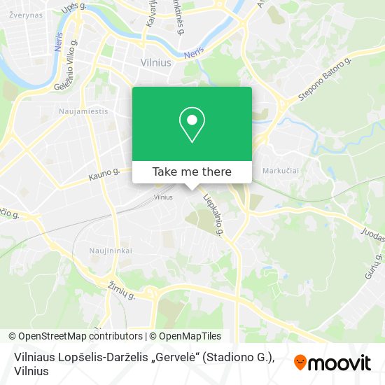 Vilniaus Lopšelis-Darželis „Gervelė“ (Stadiono G.) map