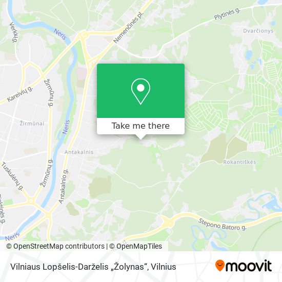 Карта Vilniaus Lopšelis-Darželis „Žolynas“