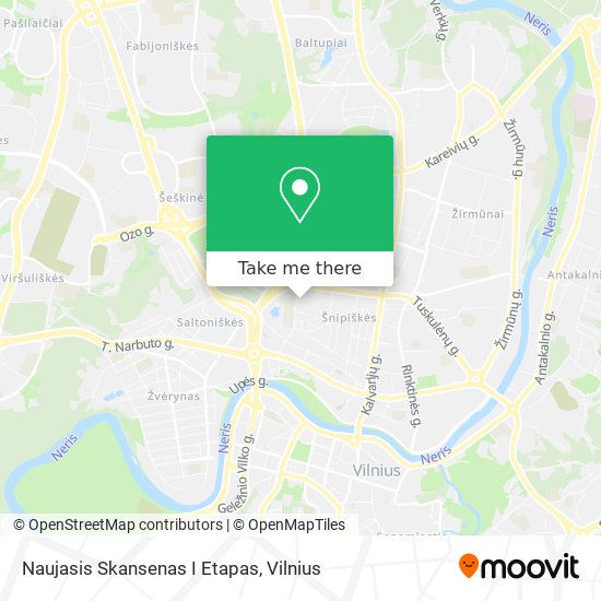 Naujasis Skansenas I Etapas map