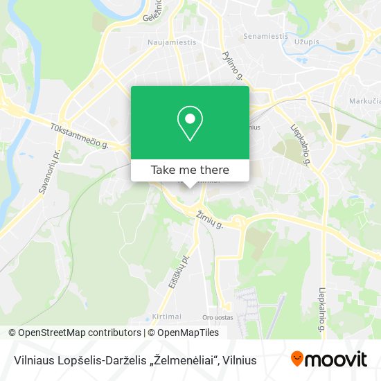 Карта Vilniaus Lopšelis-Darželis „Želmenėliai“