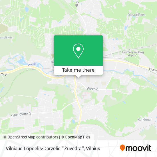 Vilniaus Lopšelis-Darželis ""Žuvėdra"" map