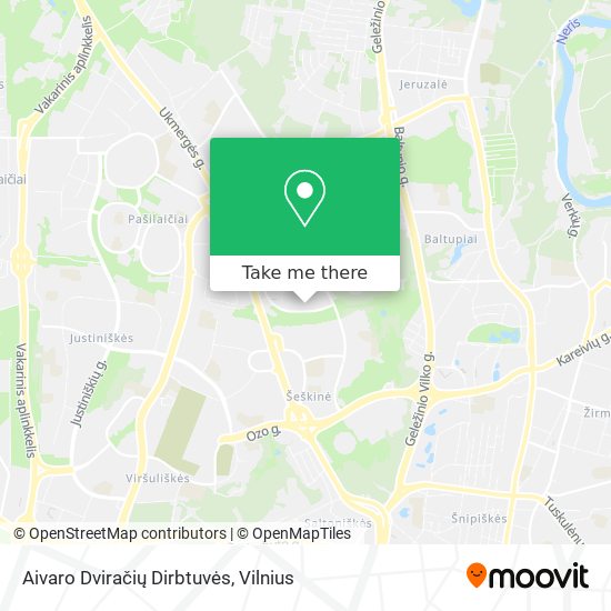 Aivaro Dviračių Dirbtuvės map