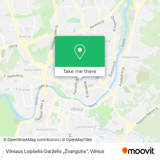 Vilniaus Lopšelis-Darželis „Žvangutis“ map