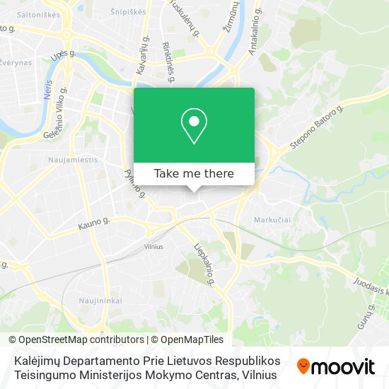 Kalėjimų Departamento Prie Lietuvos Respublikos Teisingumo Ministerijos Mokymo Centras map