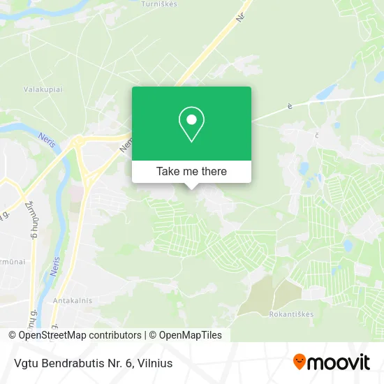 Карта Vgtu Bendrabutis Nr. 6