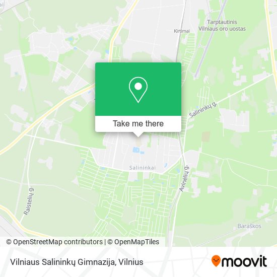 Vilniaus Salininkų Gimnazija map