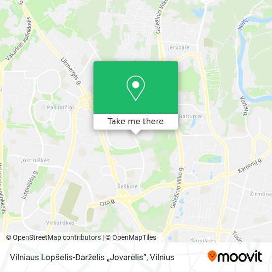 Vilniaus Lopšelis-Darželis „Jovarėlis“ map