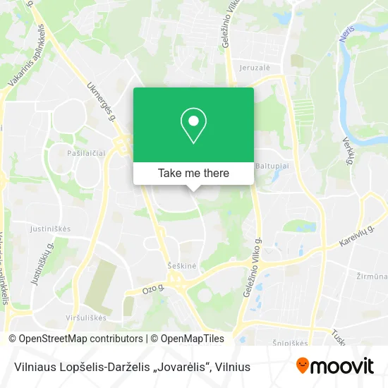 Карта Vilniaus Lopšelis-Darželis „Jovarėlis“