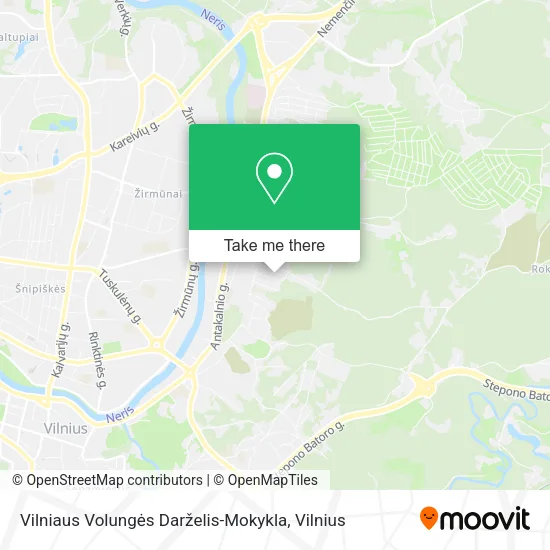 Карта Vilniaus Volungės Darželis-Mokykla