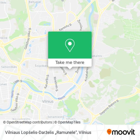 Vilniaus Lopšelis-Darželis „Ramunėlė“ map