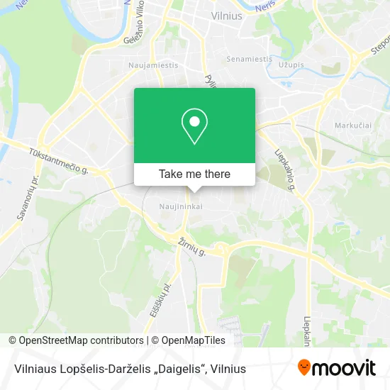 Карта Vilniaus Lopšelis-Darželis „Daigelis“
