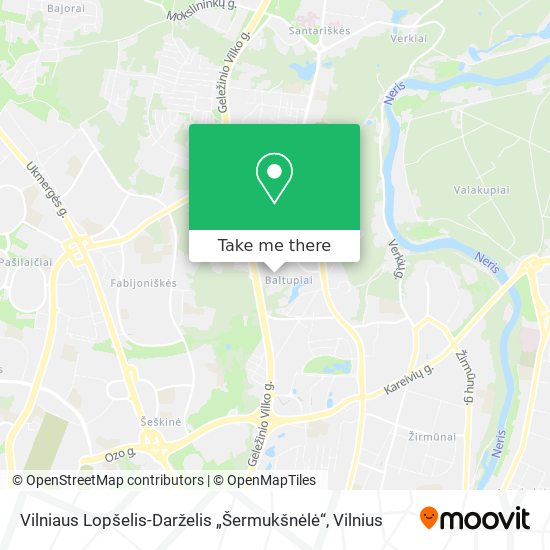 Vilniaus Lopšelis-Darželis „Šermukšnėlė“ map