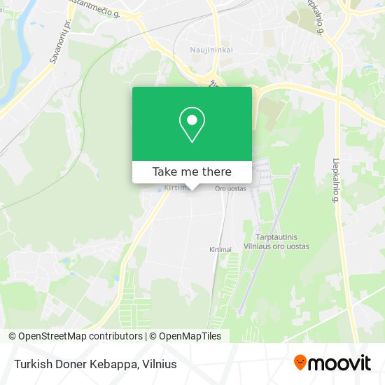 Turkish Doner Kebappa map