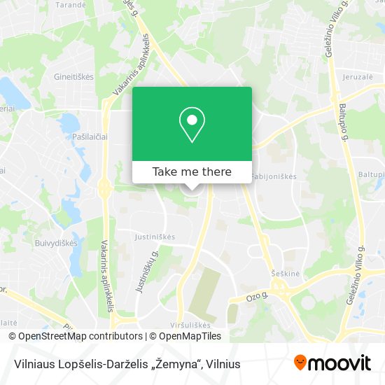 Vilniaus Lopšelis-Darželis „Žemyna“ map