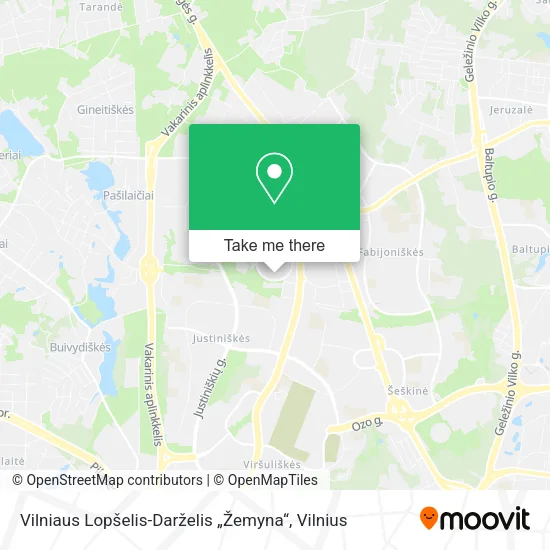 Карта Vilniaus Lopšelis-Darželis „Žemyna“