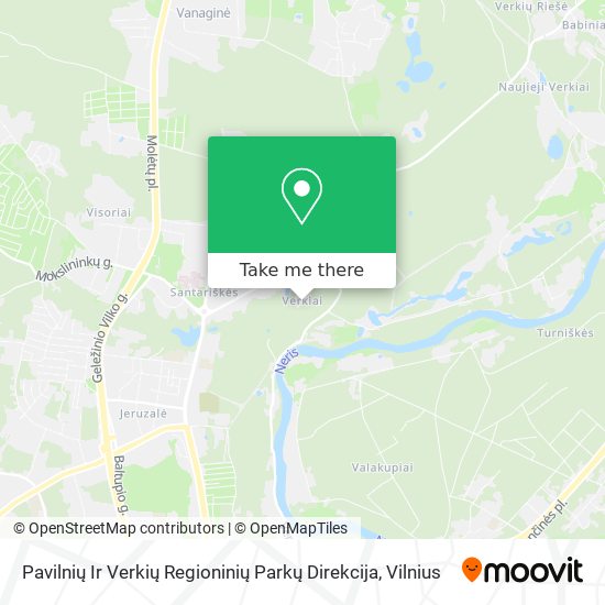 Pavilnių Ir Verkių Regioninių Parkų Direkcija map