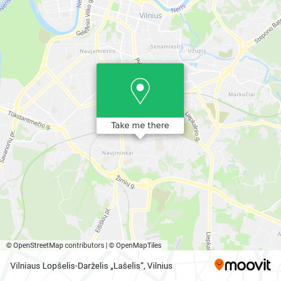 Vilniaus Lopšelis-Darželis „Lašelis“ map