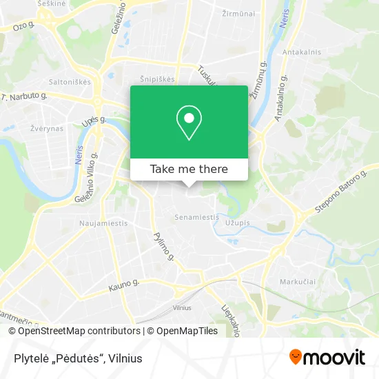 Карта Plytelė „Pėdutės“