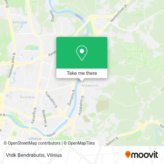 Карта Vtdk Bendrabutis