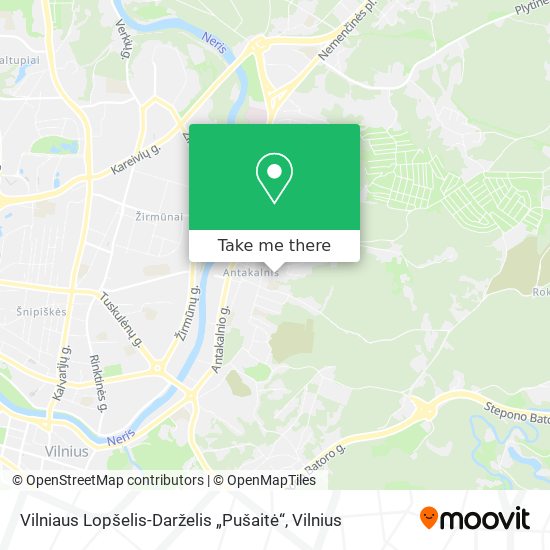 Vilniaus Lopšelis-Darželis „Pušaitė“ map