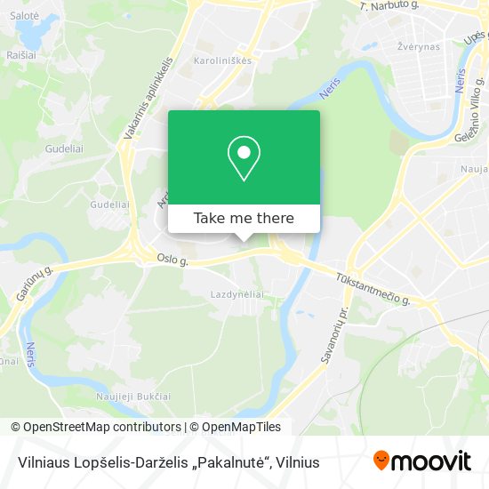 Карта Vilniaus Lopšelis-Darželis „Pakalnutė“