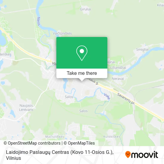 Карта Laidojimo Paslaugų Centras (Kovo 11-Osios G.)