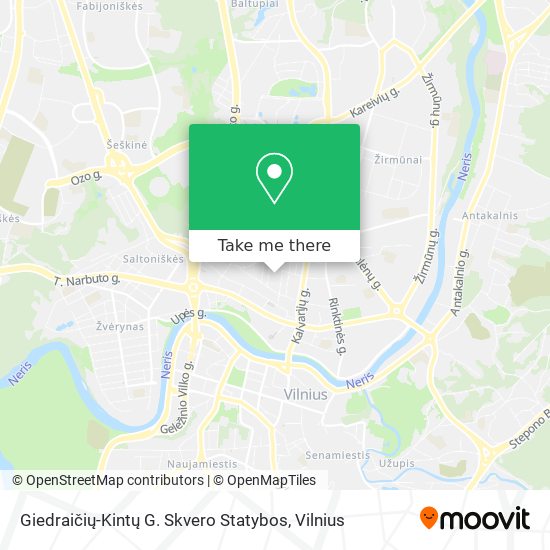 Giedraičių-Kintų G. Skvero Statybos map