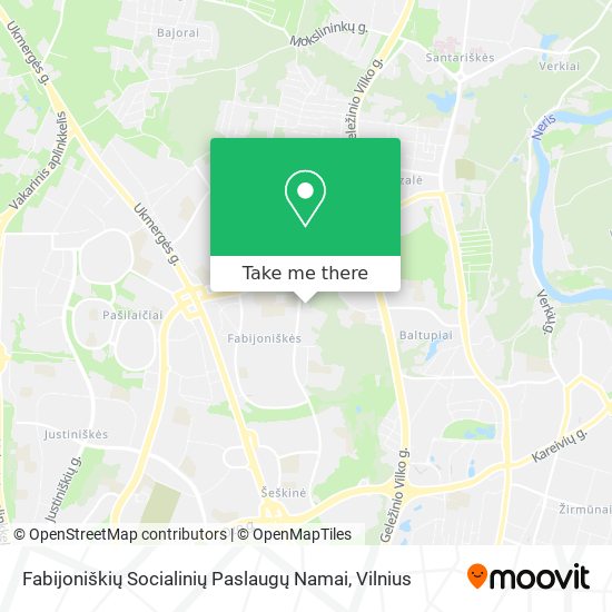 Fabijoniškių Socialinių Paslaugų Namai map