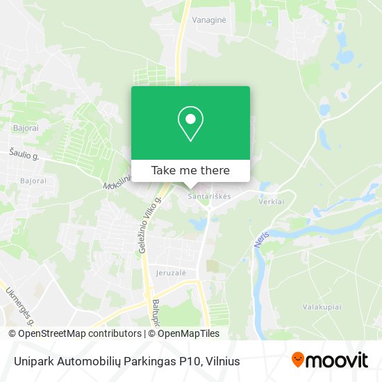 Unipark Automobilių Parkingas P10 map