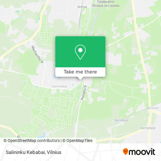 Карта Salininku Kebabai